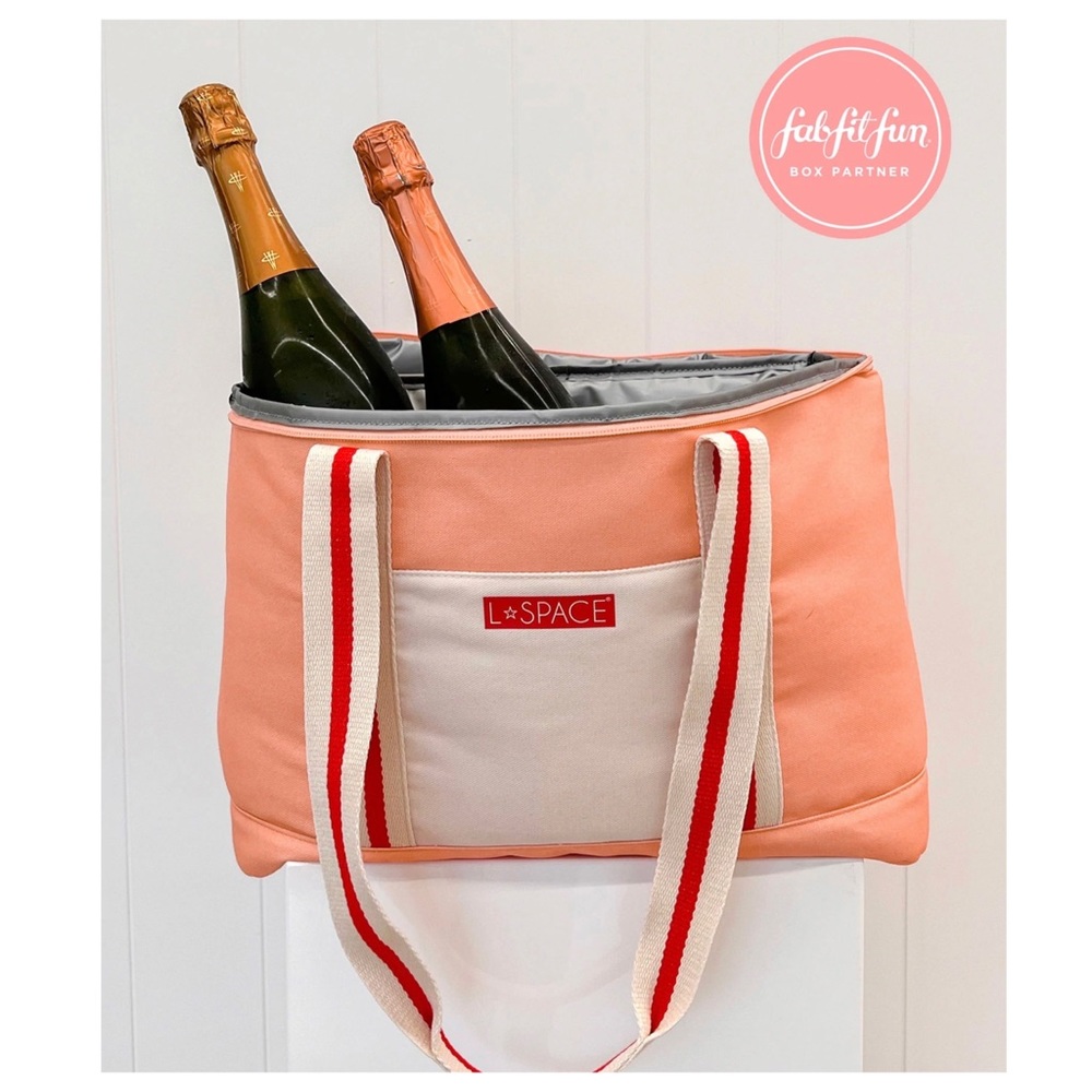 L*Space Coastal Cooler Bag in Coral NWT